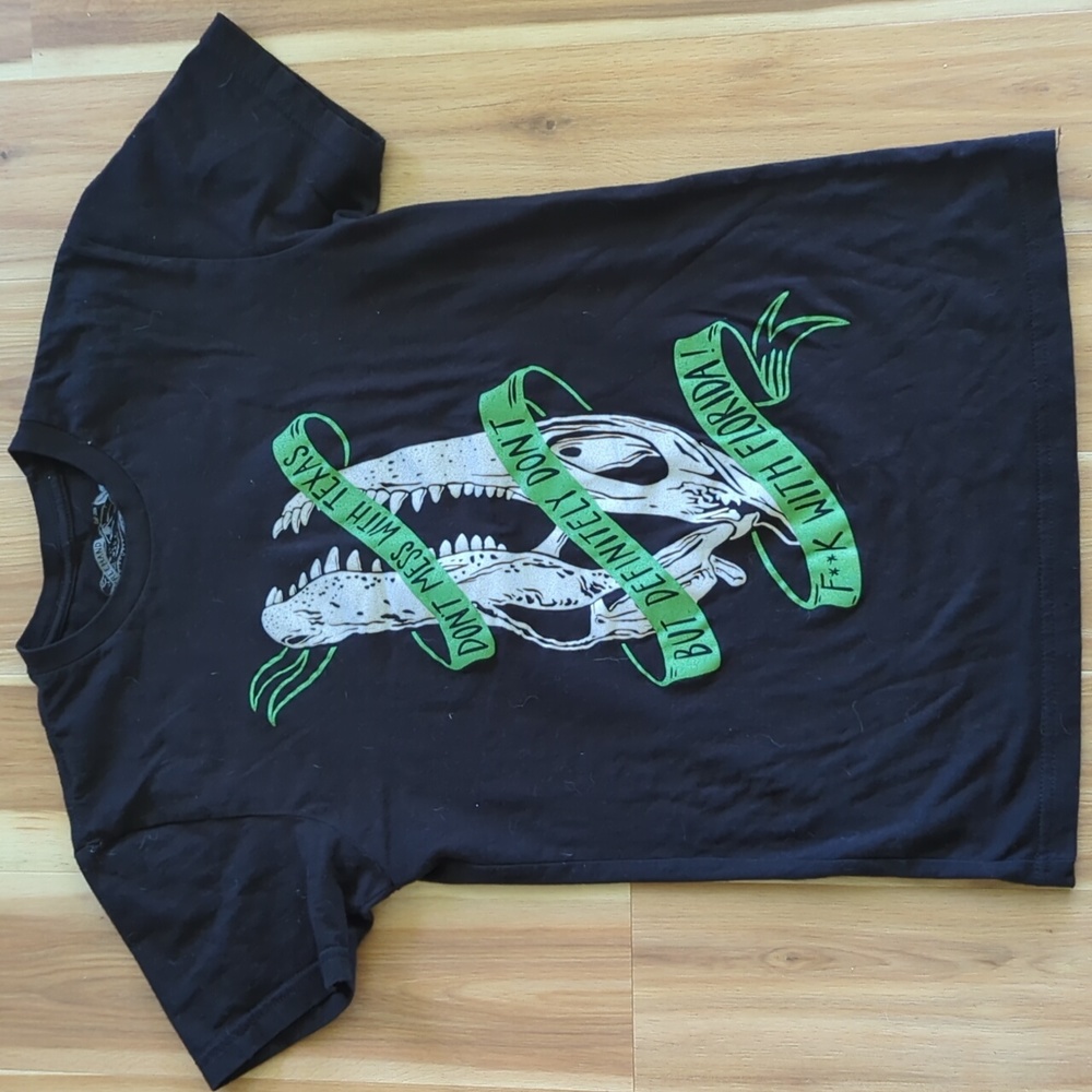 Funny XS black T-shirt